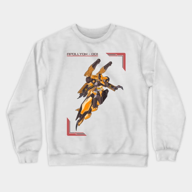 Apollyon - 001 Crewneck Sweatshirt by des69